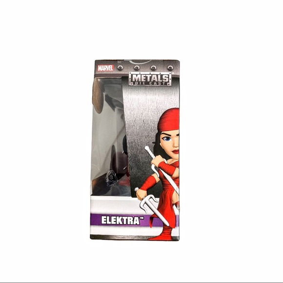 NIB Jada Toys Metals Marvel 4" Classic Figure - Elektra Toy Figure - Picture 5 of 11